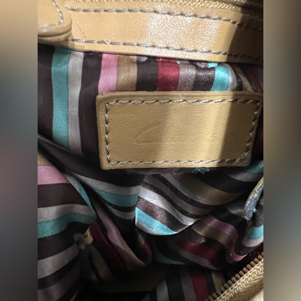 CLARKS Leather Backpack Multiple Pockets Adjustab… - image 5